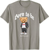 Bahaa's Tee Born To Be Different, Cool Teddy Bear Quotes Graphic Designs T-Shirt - Slate Grey