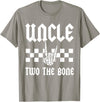 Halloween 2 Years Old Bday Rock Family Matching Uncle Two The Bone Skeleton Hand 2nd Birthday Boy Girl T-Shirt - Slate Grey