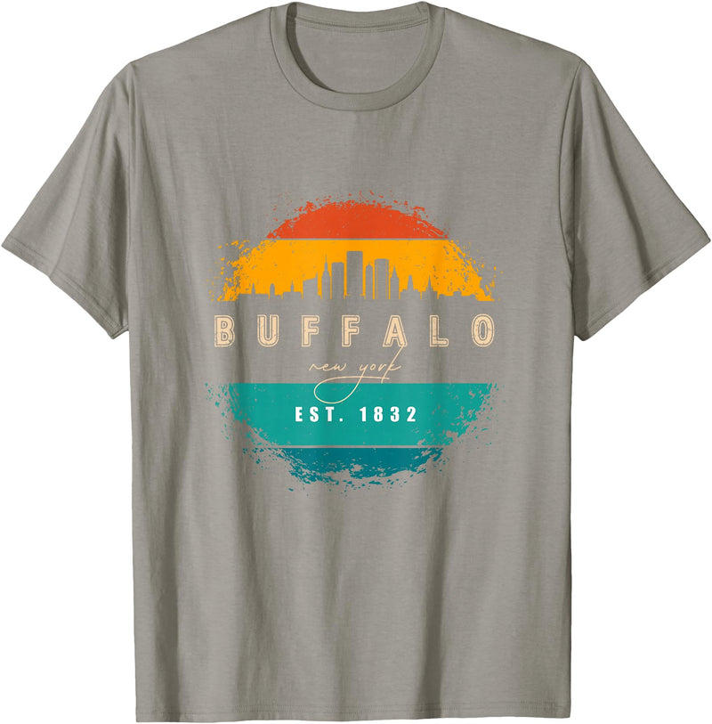 BASBO City of Buffalo New York T-Shirt - Slate Grey