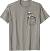 Llama Alpaca Gifts By Skizzenmonster Hipster Llama & Sloth With Sunglasses T-Shirt - Slate Grey