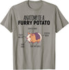 Sweet Anatomy of a Furry Potato Guinea Pig Gifts Anatomy Of A Furry Potato Guinea Pig Lover T-Shirt - Slate Grey