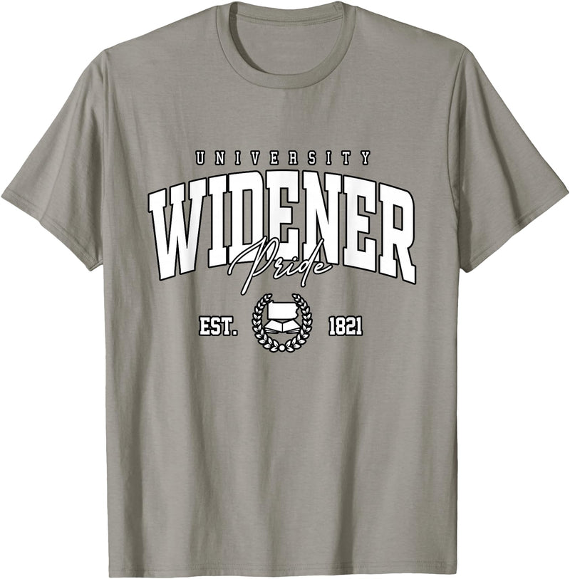 Widener Arch University College Athletics Retro Widener Collegiate of Technology Arch Vintage for Men Women T-Shirt - Slate