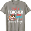 Teacher Birthday Costume A Teacher Loves Guinea Pigs Costume Floral Cute Guinea Pig Men Women Kids T-Shirt - Slate Grey