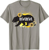 Classy Mom Quotes Co. Mama Bear Sunflower Cute Watercolor Best Mom Ever Theme T-Shirt - Slate Grey