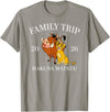 Disney The Lion King Family Trip 2026 Hakuna Matata! Trio T-Shirt - Slate Grey