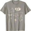 I Still Wish for You Lucky Rabbit 1111 Stars Clover Signs T-Shirt in Slate Grey