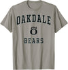 Official High School Fan Gear Oakdale High School Bears T-Shirt - Slate Grey