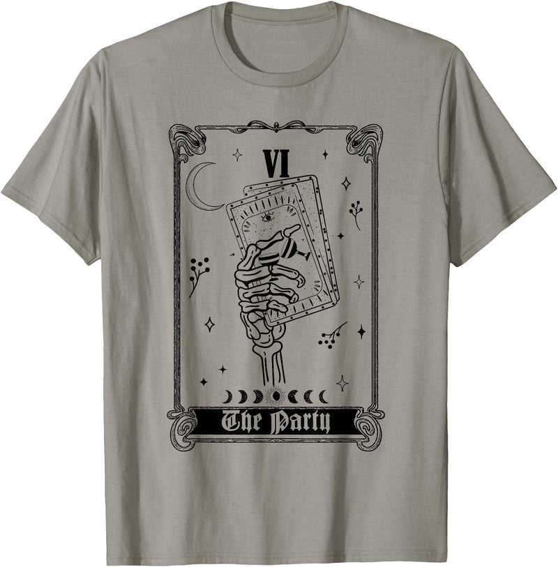 Witchy Bride Coven Tarot Bachelorette Party Gifts Witchy Bridesmaid Coven Tarot Celestial Bachelorette Party T-Shirt - Slate
