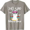 Shes a Bad Momma Llama - Mama Mom - DressedForDuty She's a Bad Momma Llama - Mama Funny - Vintage Mom Gift T-Shirt - Slate Grey