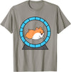 Hamster in a Hamster Wheel Pet Hamster T-Shirt - Slate Grey