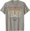 LGBT Pride Bear Flagge - Gay Bear Geschenk LGBTQ Bear Gay Pride Month - Geometric Bear T-Shirt - Slate Grey