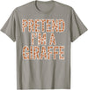 Giraffe Gift For Giraffe Lover Accessories & Stuff Cool Giraffe Art for Men Women Kids Toddler Giraffe Costume T-Shirt - Slate Grey