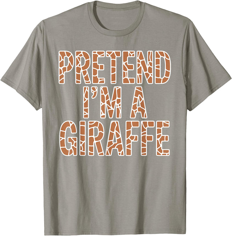 Giraffe Gift For Giraffe Lover Accessories & Stuff Cool Giraffe Art for Men Women Kids Toddler Giraffe Costume T-Shirt - Slate Grey