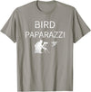 Birdwatching | Bird Photographer Gifts Unisex-Adults Black Short Sleeve T-Shirt Small Bird Photography T-Shirt - Slate Grey