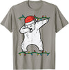 Christmas Shirts Pajamas PJ Men Women Kids Gifts Dabbing Polar Bear Dab Xmas Christmas Boys Kids Girl Youth T-Shirt - Slate Grey