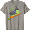 guineamerch Guinea Pig Wheeked Witch Halloween T-Shirt - Slate Grey