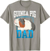 Team Sayings Owner Sweet Guinea Pigs Guinea Pig Dad Pet Lover Animal Cute T-Shirt - Slate Grey