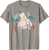 Disney Winnie The Pooh Classic Illustration Piglet and Pooh T-Shirt - Slate Grey