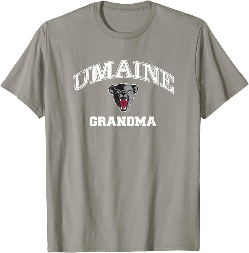 Campus Lab University of Maine Black Bears Grandma T-Shirt - Slate Grey