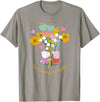 Peppa Pig Don't Worry Be Happy Floral Logo T-Shirt - Slate Grey