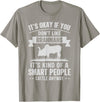 Funny Brahmans Gift for Men & Rancher Smart People Cattle Farmer - Cow Breeds Brahmans T-Shirt - Slate Grey