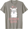 Grandma Llama Apparel Co Grandma Llama Cute Grandmother Gift T-Shirt - Slate Grey