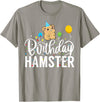 Hamster Birthday Party Birthday Hamster T-Shirt - Slate Grey