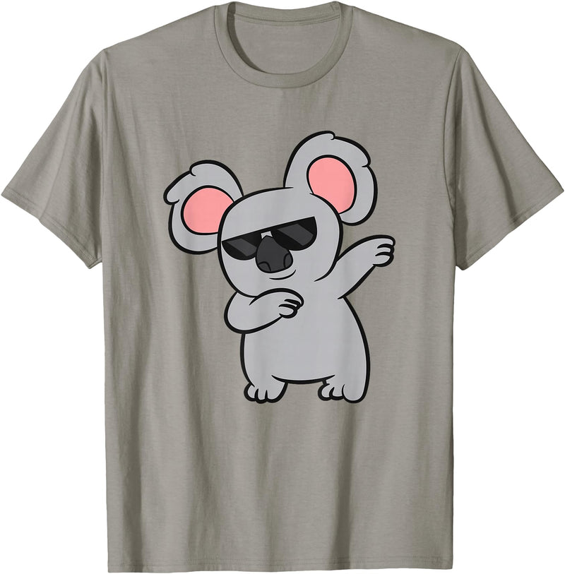 Funny Koala Lover Gifts Koala Bear Lover Cute Dabbing Koala T-Shirt - Slate Grey