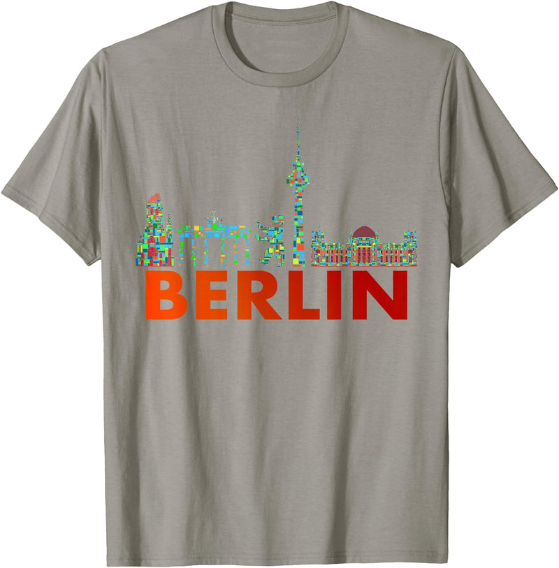 Berliner Bär Designs - Berlin Shop - Berlin Berlin Design - Berlin Bear - I Love Berlin T-Shirt - Slate Grey