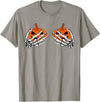 Fun Skeleton Pumpkin Boobies Halloween Costume Illustration T-Shirt - Slate Grey