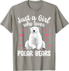 Polar Bear Gift Polar Bear Accessories & Stuff Best Polar Bear Design For Men Women Arctic Polar Bear Lover T-Shirt - Slate Grey