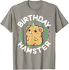 Unisex-Kids Hamster Birthday Party Birthday Hamster T-Shirt - Slate Grey