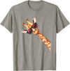 ÄGiräffeCo. Funny Giraffe Sunglasses T-Shirt - Slate Grey