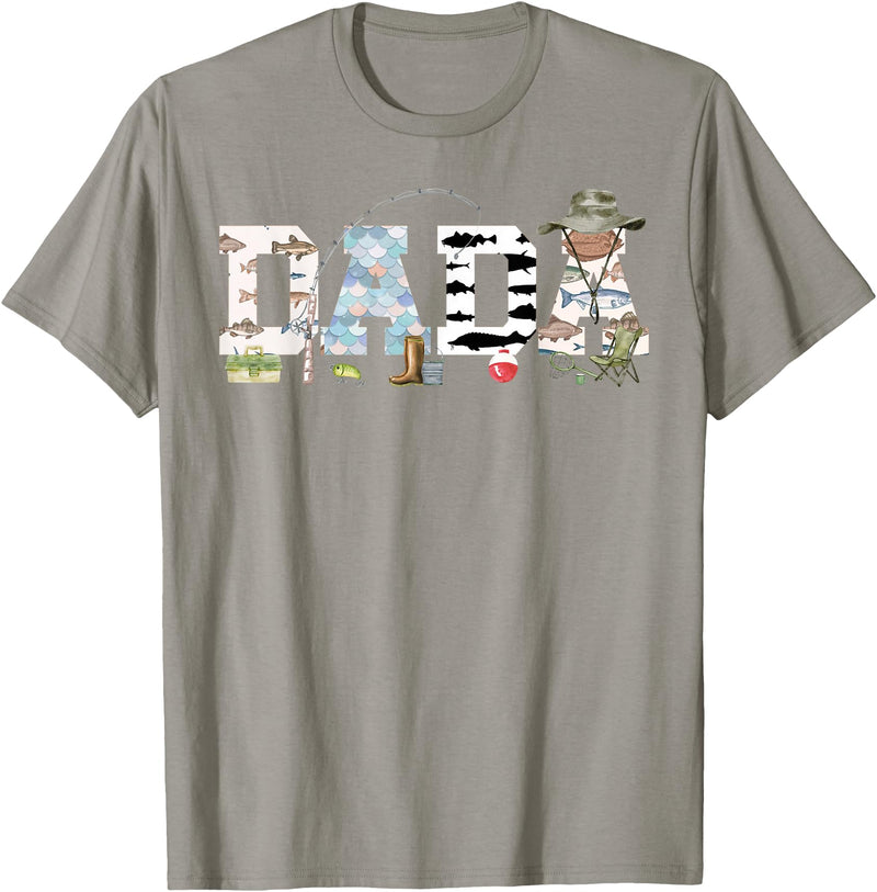O-Fish-Ally 1st Birthday Matching Family Mom Dad Dada 1st Birthday Fishing T-Shirt - Slate Grey