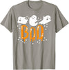Halloween Boo Party Halloween Ghost Boo Cute T-Shirt - Slate Grey