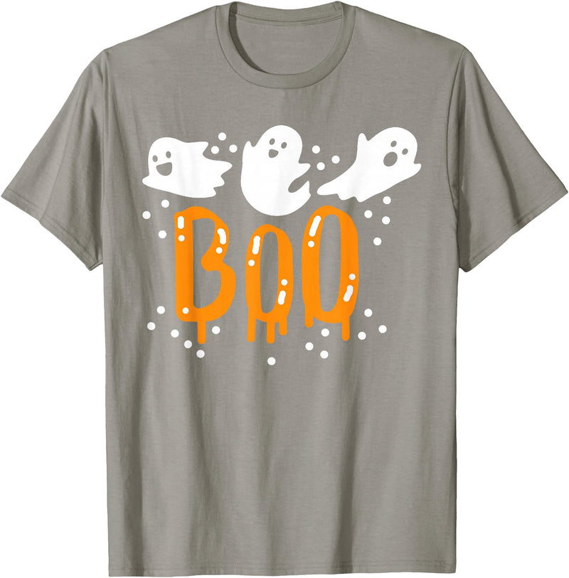 Halloween Boo Party Halloween Ghost Boo Cute T-Shirt - Slate Grey
