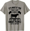 Funny Dexters Gift for Men & Rancher Smart People Cattle Farmer - Cow Breed Dexters T-Shirt - Slate Grey
