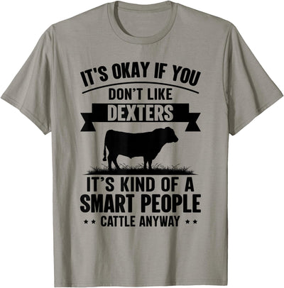 Rancher Smart People Cattle Farmer Cow Breed Dexters T-Shirt