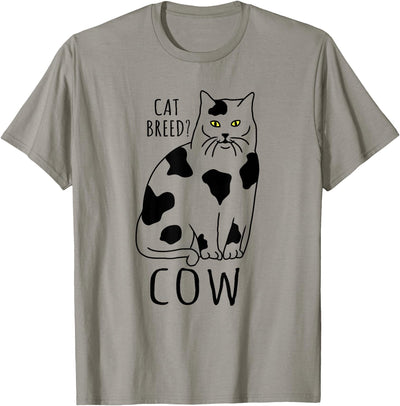 Cat Is a Cow Cat Memes Funny Feline Breed T-Shirt