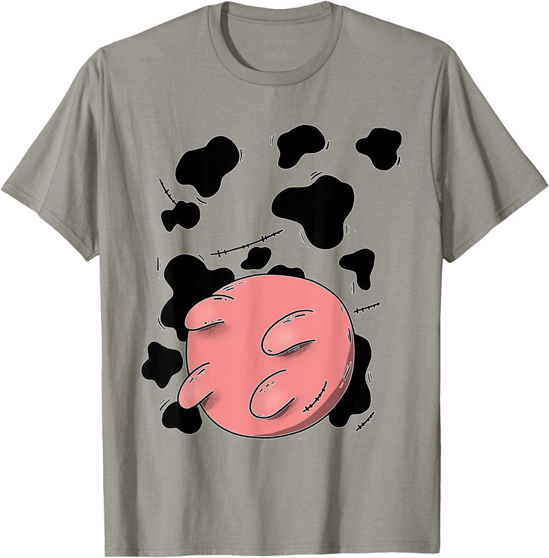 Artsthetic Collection: Halloween Cow Udder Costume T-Shirt - Slate Grey