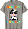 Holy Cow I'm Two 6 6th Birthday Boy Girl Kids Holy Cow I'm Two 6 Years Old 6th Birthday Boy Girl T-Shirt - Slate Grey