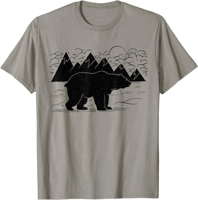 Black Bear Wildlife Animal Wilderness Graphic T-Shirt