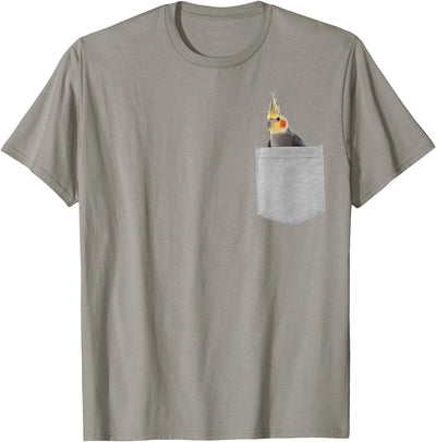 Animal in Your Pocket Cockatiel Bird T-Shirt