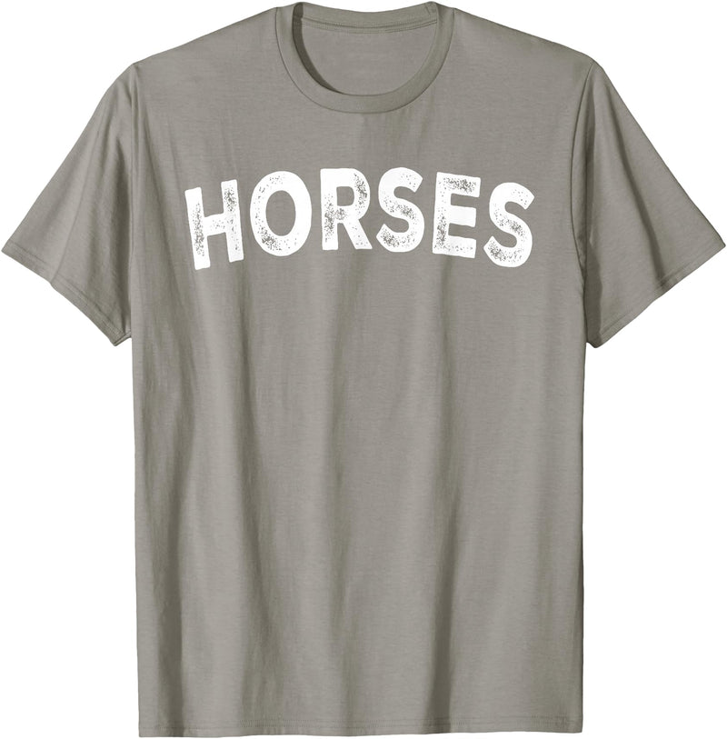 Horses - Styles Horses T-Shirt - Straight - Slate Grey