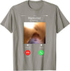 dank Meme Hamster Staring Front Camera Hamster Calling T-Shirt - Slate Grey