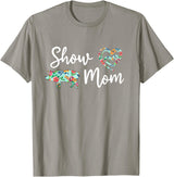 Show Pig Mom Shirt Show Pig Mom, Farmer mom, Happy Mothers Day T-Shirt - Slate Grey