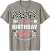 Funny Cow Birthday Family Matching Tee Aunt Of The Birthday Girl Cow Birthday Farm Animal T-Shirt - Slate Grey