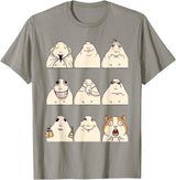 Hamster Reaction Meme Kids Boys Girls Men and Women T-Shirt - Slate Grey