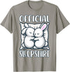 Sleep Rabbit, Official Sleepshirt, Nightshirt & Sleeping T-Shirt in Slate Grey