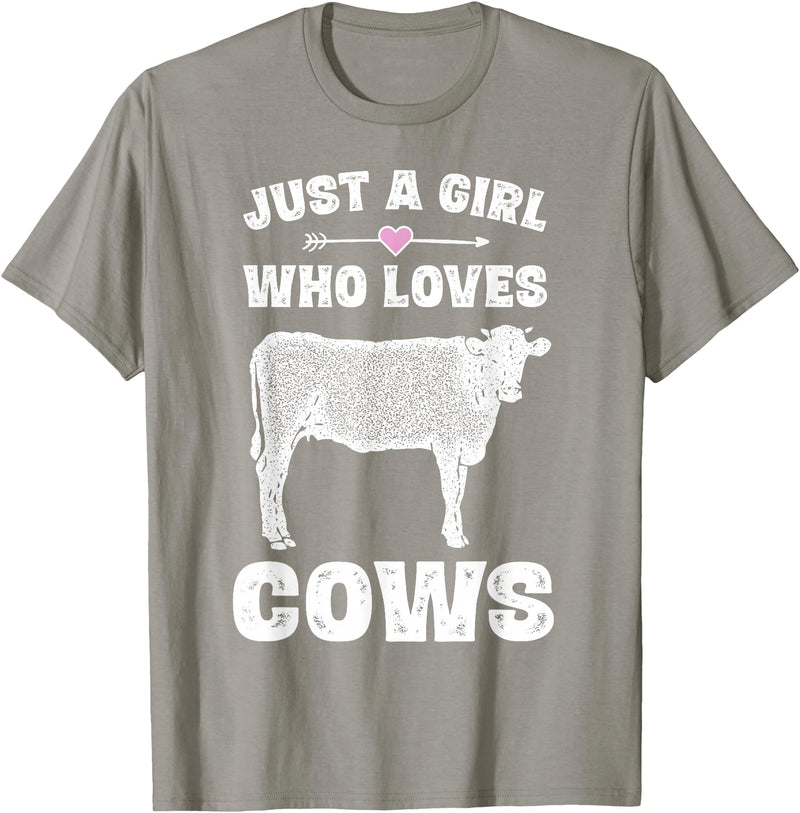 Cow Shirts by Memme Funny Cow Saying Shirt Gifts Teen Girls Cows Lover Shirts T-Shirt - Slate Grey